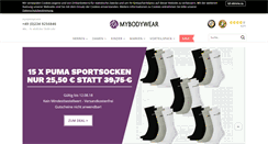 Desktop Screenshot of mybodywear.de